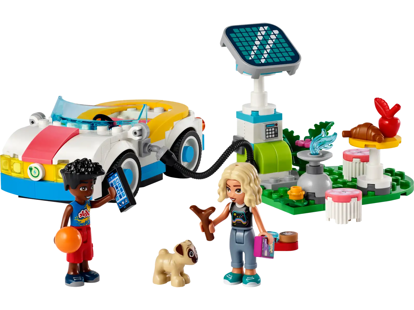 Electric Car And Charger #42609
