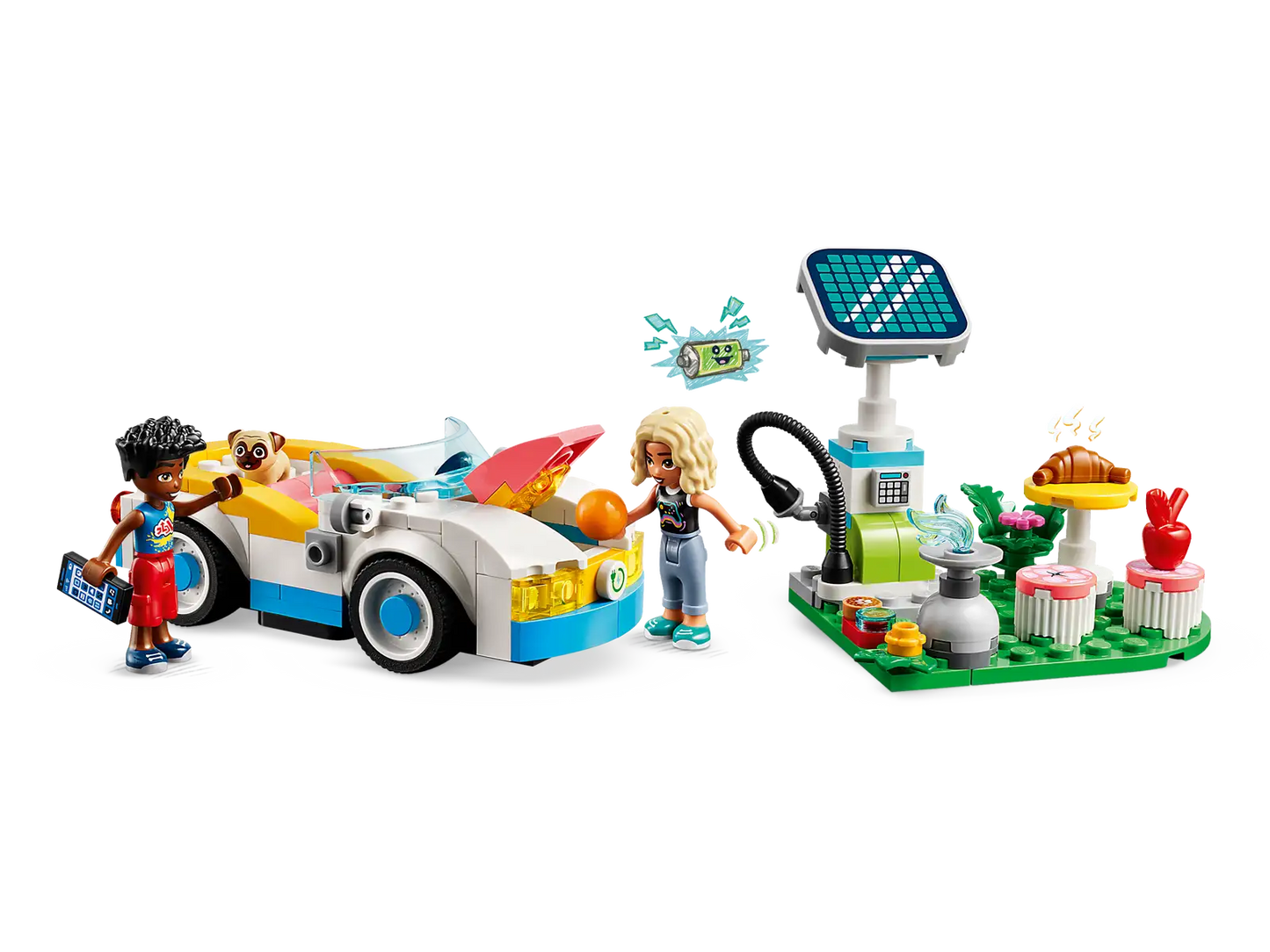 Electric Car And Charger #42609