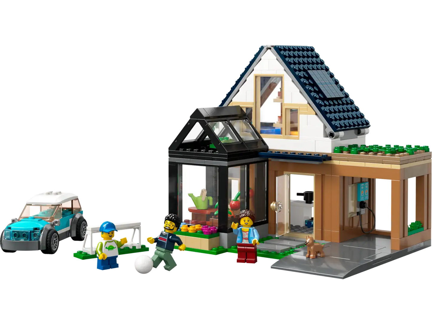 Family House And Electric Car #60398
