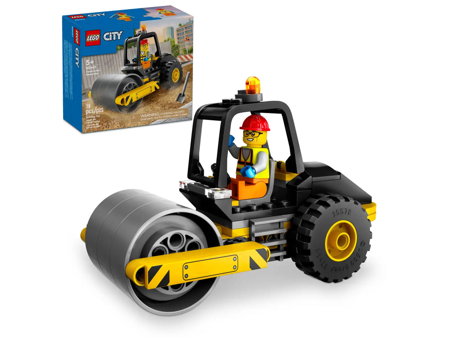 Construction Steamroller #60401