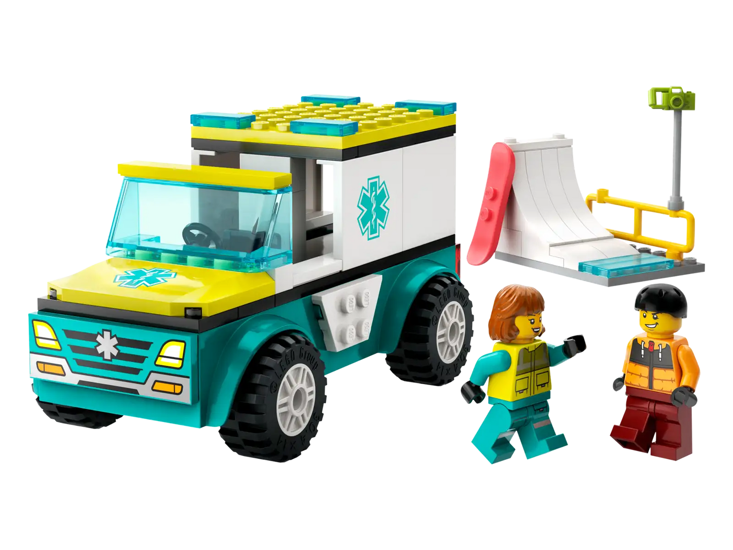 Emergency Ambulance And Snowboarder #60403