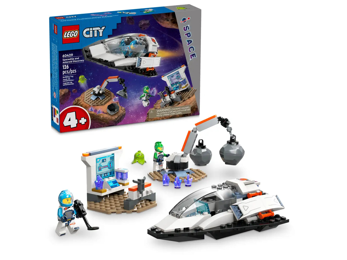 Spaceship And Asteroid Discovery #60429