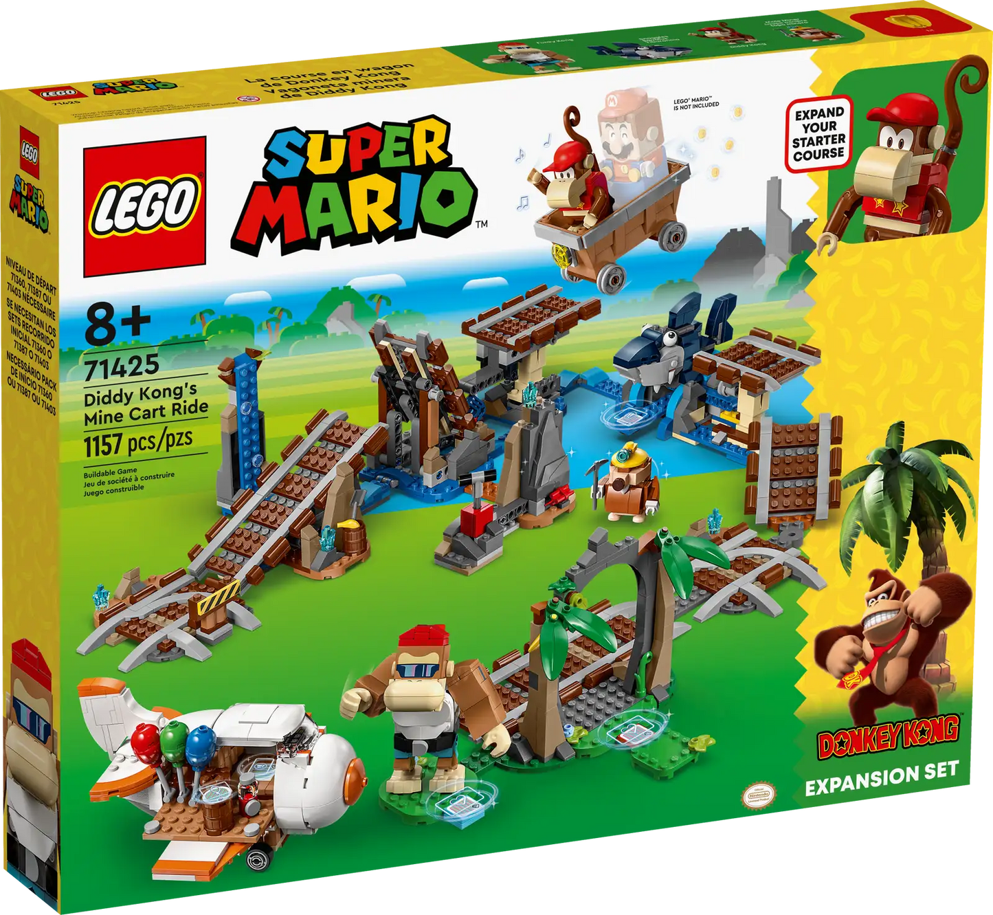 Diddy Kong'S Mine Cart Ride Expansion Set #71425