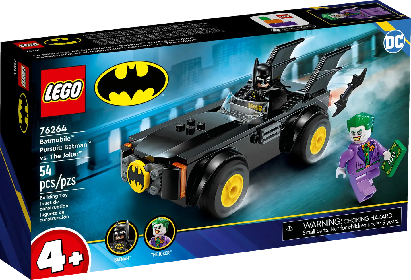 Batmobile™ Pursuit: Batman™ Vs. The Joker™ #76264