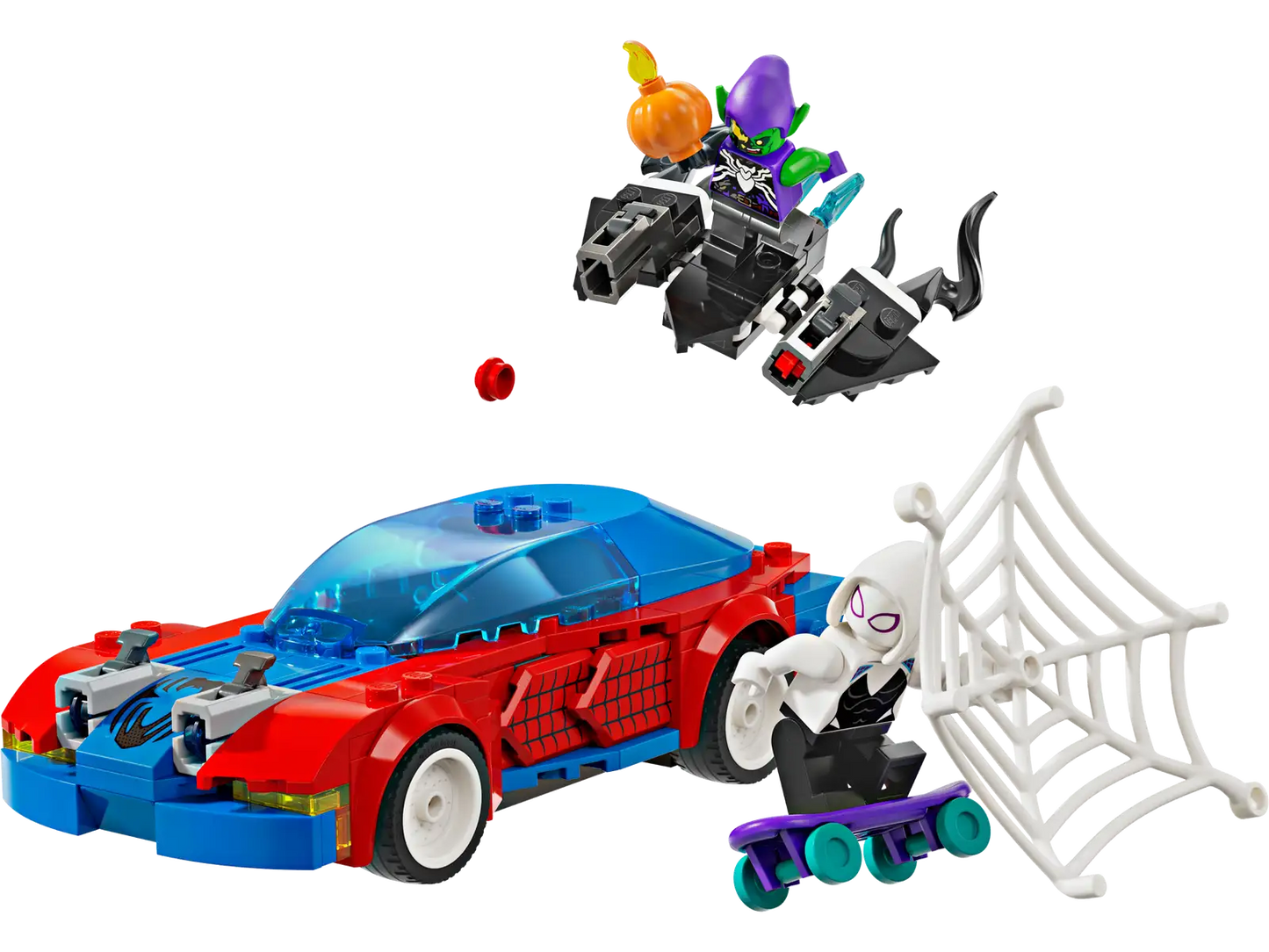 Spider-Man Race Car & Venom Green Goblin #76279