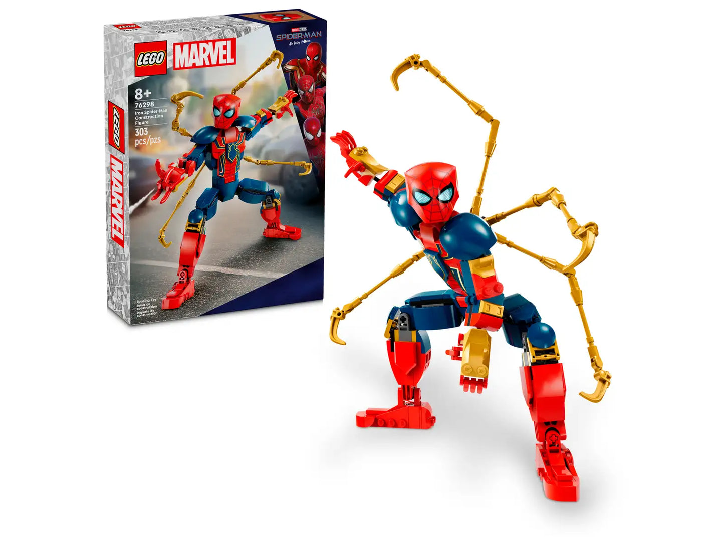 Iron Spider-Man Construction Figure #76298