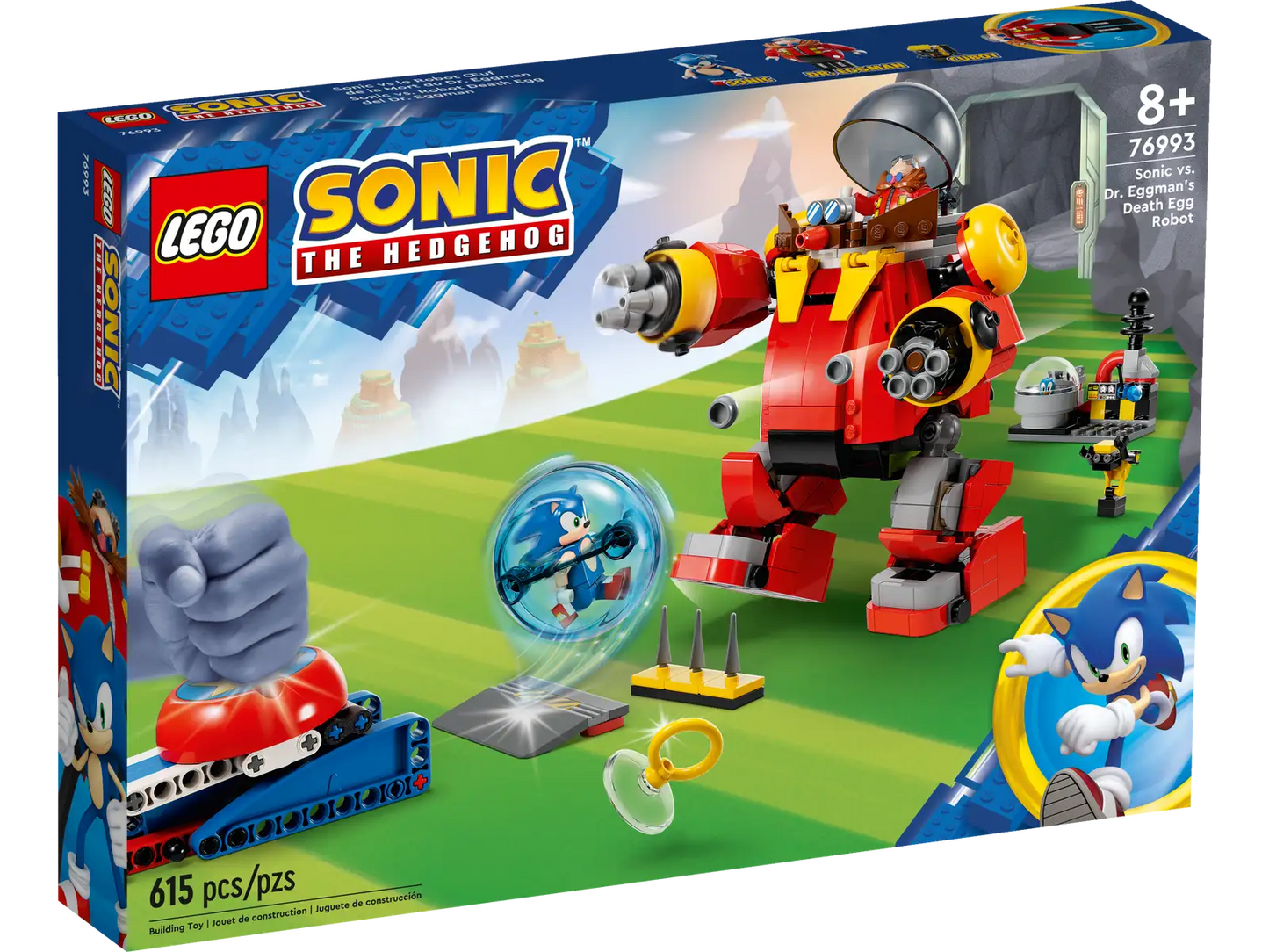 Sonic Vs. Dr. Eggman'S Death Egg Robot #76993