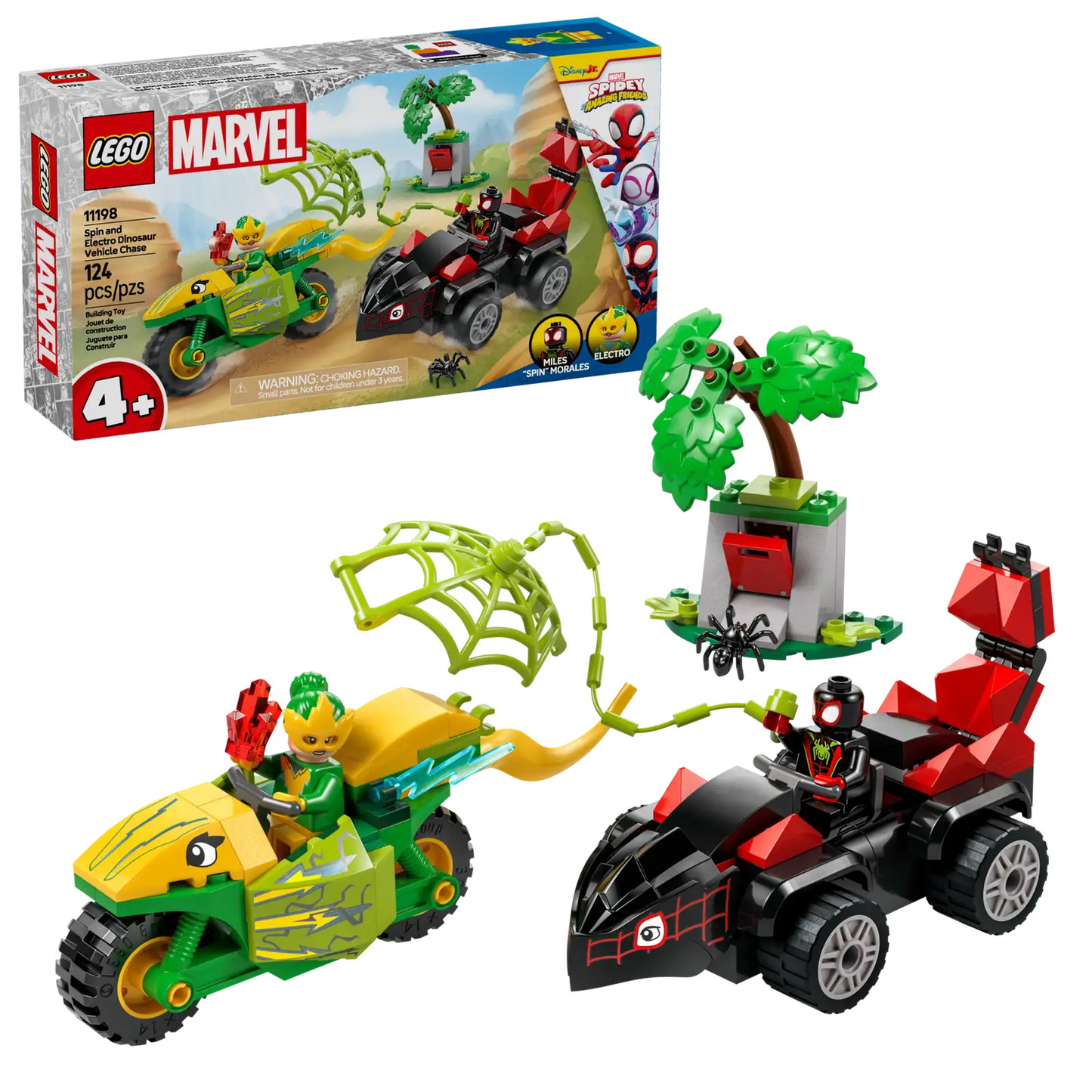 Spin and Electro Dinosaur Vehicle Chase #11198
