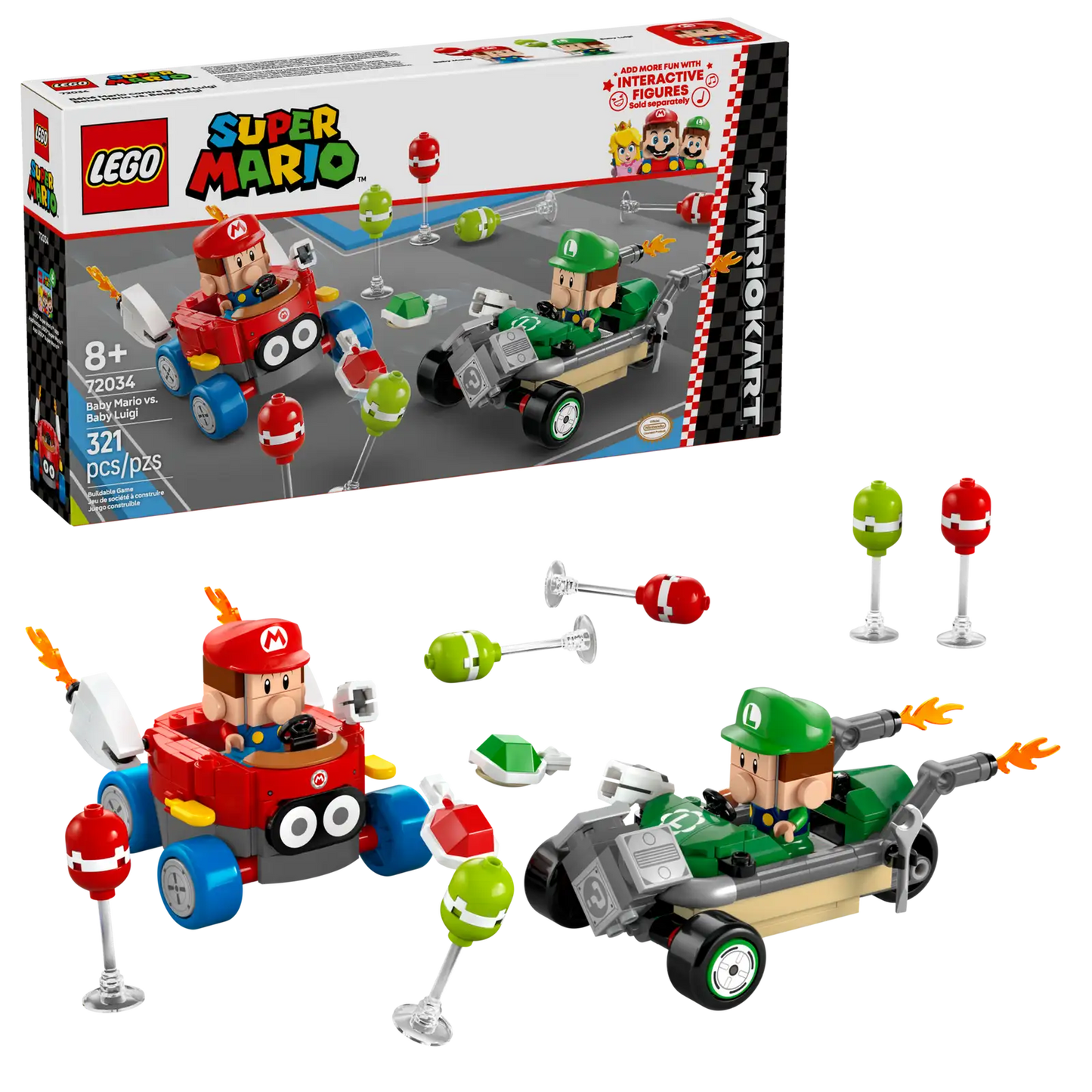 Mario Kart™ – Baby Mario vs. Baby Luigi #72034