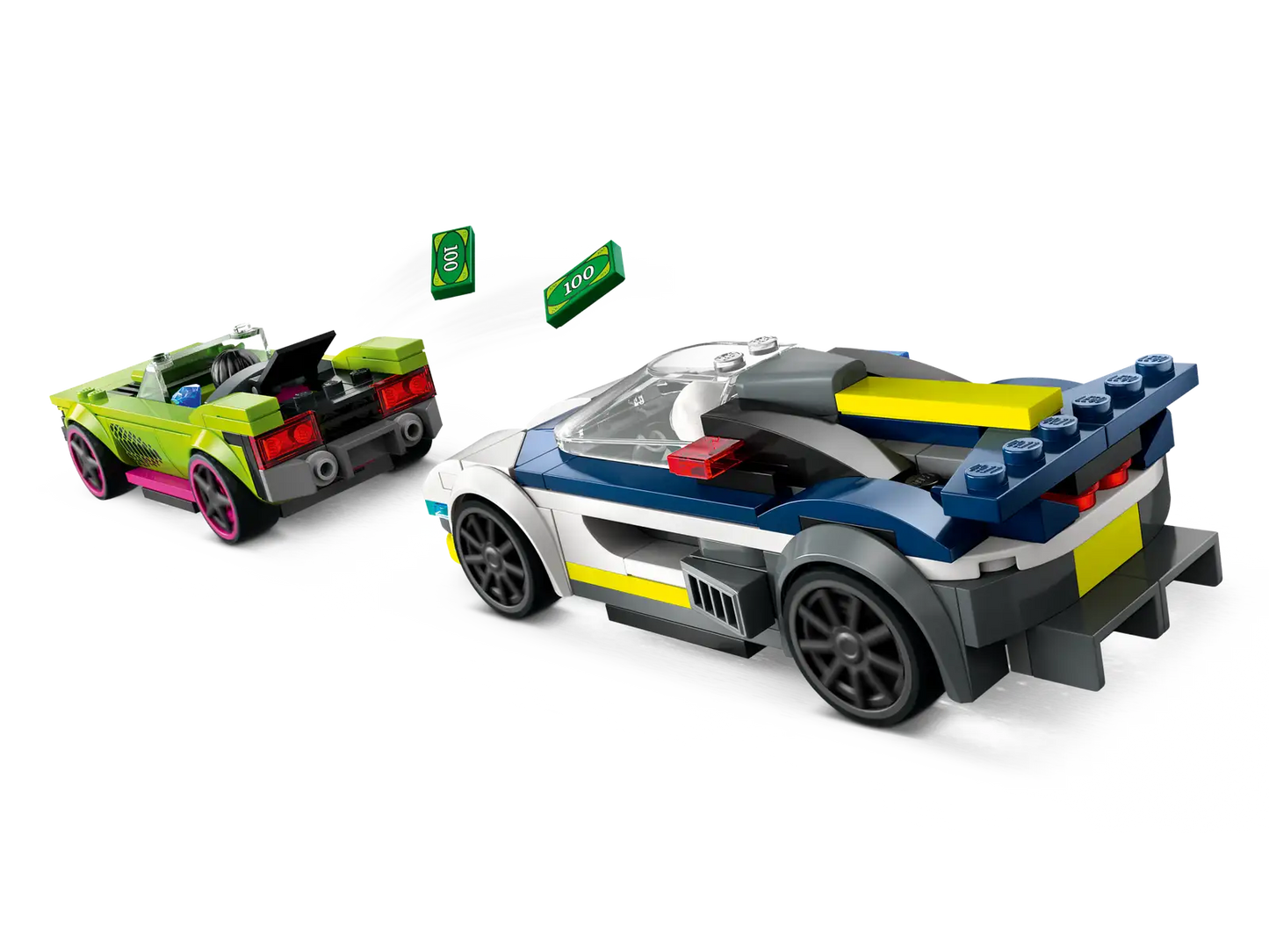 Police Car And Muscle Car Chase #60415