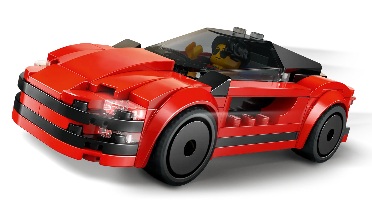 Red Sports Car #60448