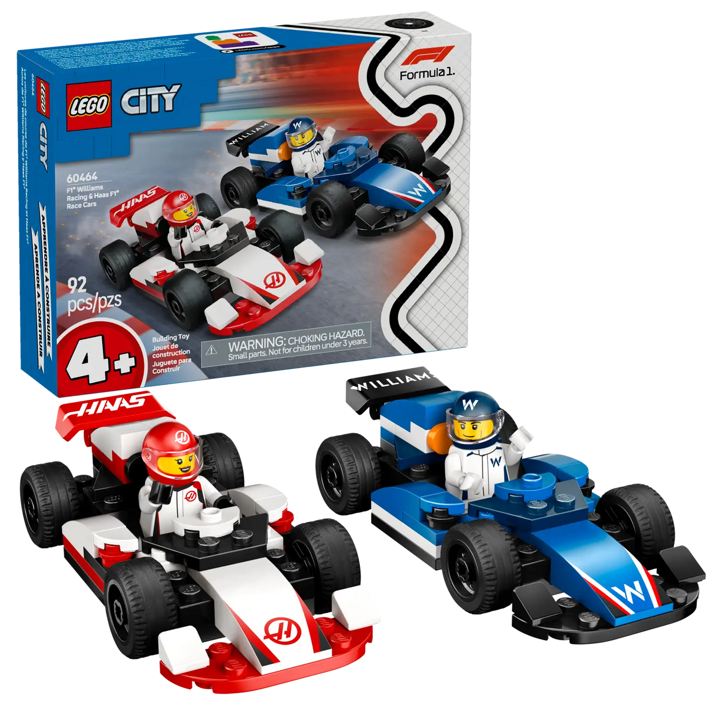 F1® Williams Racing & Haas F1® Race Cars #60464