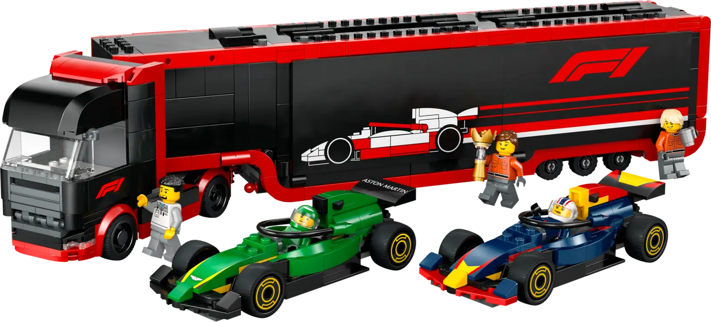 F1® Truck with RB20 & AMR24 F1® Cars #60445