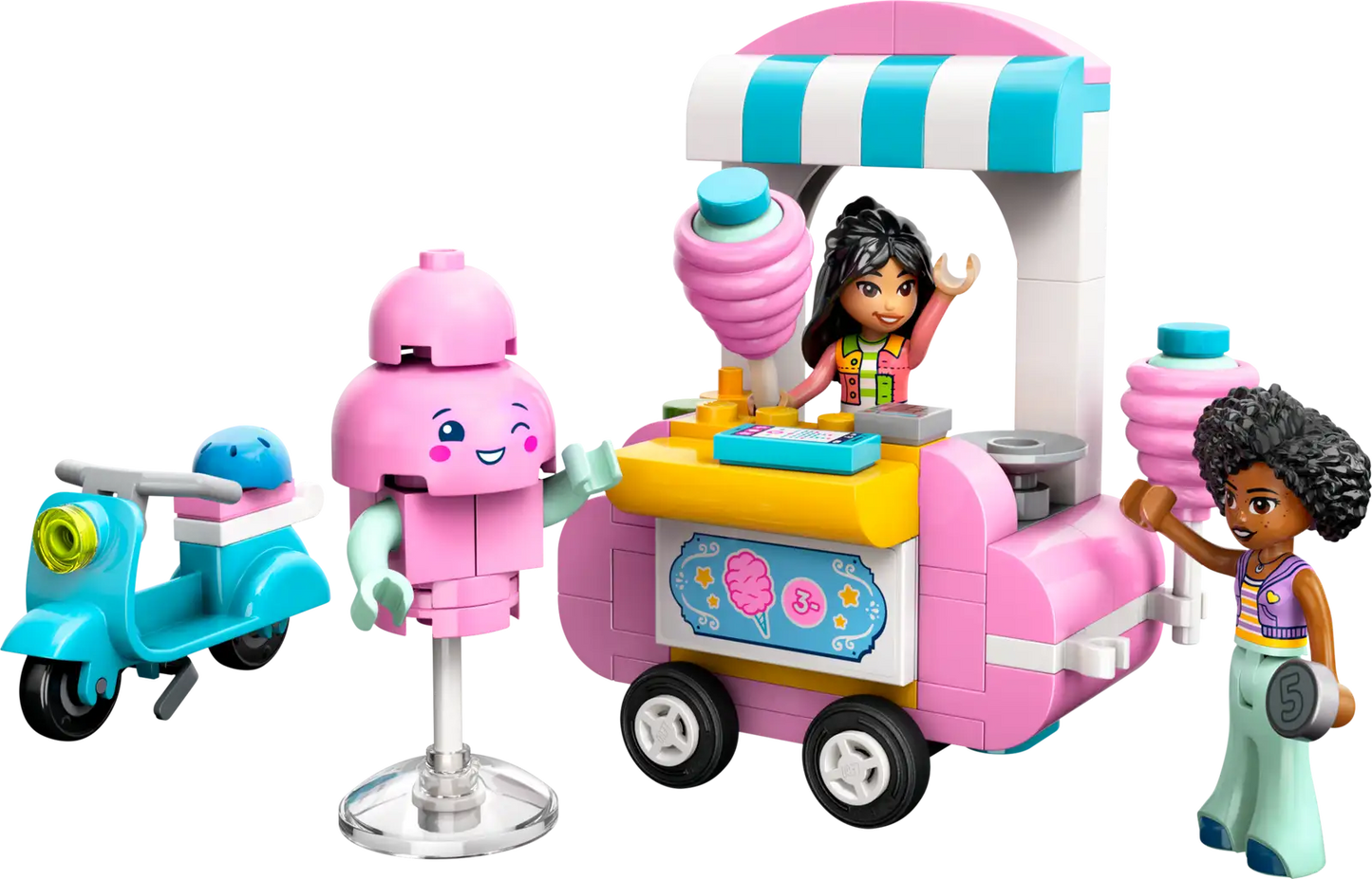 Cotton Candy Stand and Scooter #42643