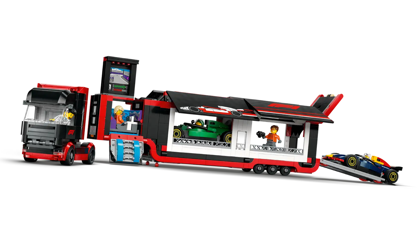 F1® Truck with RB20 & AMR24 F1® Cars #60445